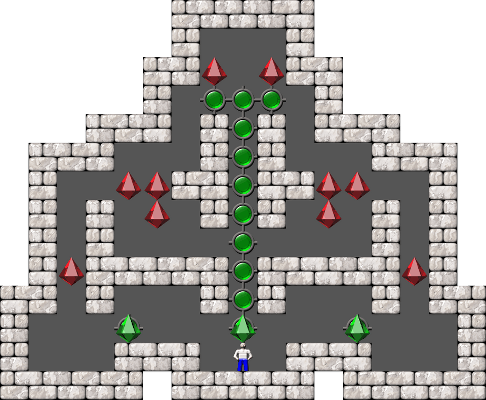 Sokoban Tertius gradus ad Olympo 1 level 25